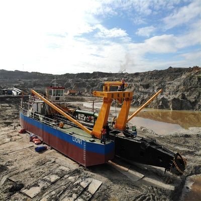 180000.000kg Peso lordo Tagliatore dragaglio ad aspirazione con capacità di potenza del motore di 1000m3/h