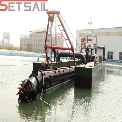 18 pollici Capacità 800m3/h Dredger di sabbia elettrica Potenza Cutter Suction Dredger