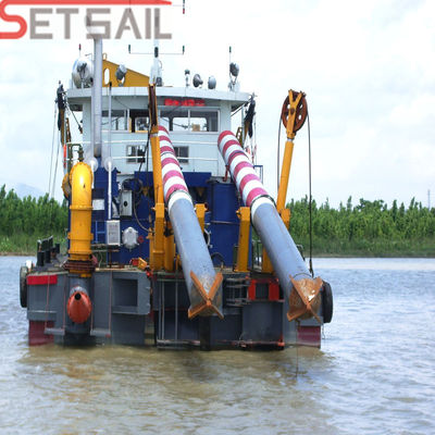18 pollici Capacità 800m3/h Dredger di sabbia elettrica Potenza Cutter Suction Dredger
