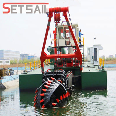 18 pollici Capacità 800m3/h Dredger di sabbia elettrica Potenza Cutter Suction Dredger