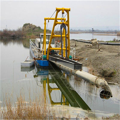 Dredger a aspirazione a getto di sabbia fluviale per il recupero dei terreni