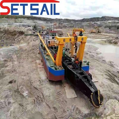 Capacità personalizzata da 26 pollici 1200m3/h Hydrocyclone Gravel Cutter Suction Tin Dredger