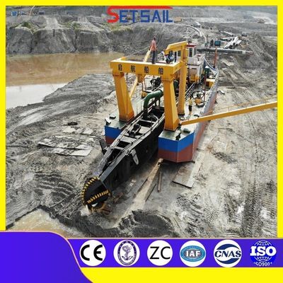 Capacità personalizzata da 26 pollici 1200m3/h Hydrocyclone Gravel Cutter Suction Tin Dredger
