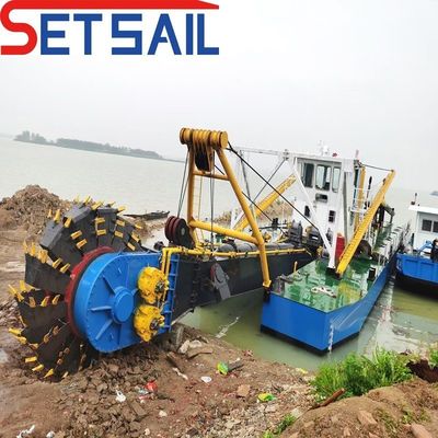 Dredger a secchi di sabbia idraulico completo e personalizzato con profondità di dragaggio da 8 m a 20 m