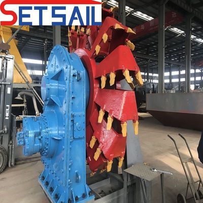 Dredger a secchi di sabbia idraulico completo e personalizzato con profondità di dragaggio da 8 m a 20 m