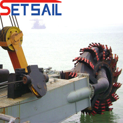 Dredger a secchi di sabbia idraulico completo e personalizzato con profondità di dragaggio da 8 m a 20 m