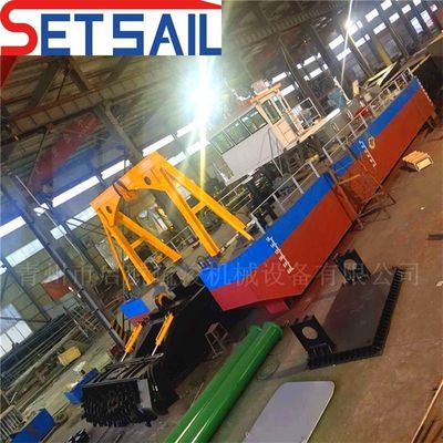 6 mm-20 mm Spessore della piastra laterale Trailing Suction Hopper Dredger per lago e serbatoio