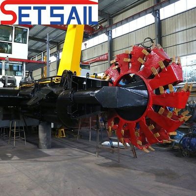Dredger a secchio a ruote a controllo Siemens PLC per il dragaggio in laghi e serbatoi