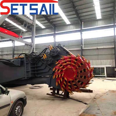 Dredger a cucchiaio a motore diesel con misuratore di flusso d'acqua e sistema idraulico Rexroth