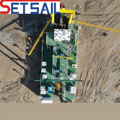 Dredger a gomma a pompa di sabbia fluviale con profondità di dragaggio da 8 a 20 m e valuta statunitense