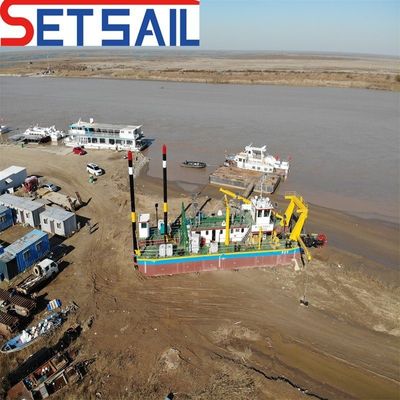 Dredger a gomma a pompa di sabbia fluviale con profondità di dragaggio da 8 a 20 m e valuta statunitense