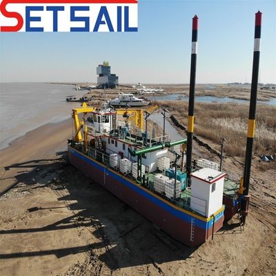 Dredger a ruote a motore diesel ad alta capacità per sabbia fluviale 160m3-2000m3 Capacità