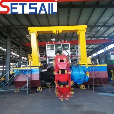 Fabbricazione di macchine per il dragaggio a cucchiaio a ruote con tubo di scarico di 200-800 mm di diametro