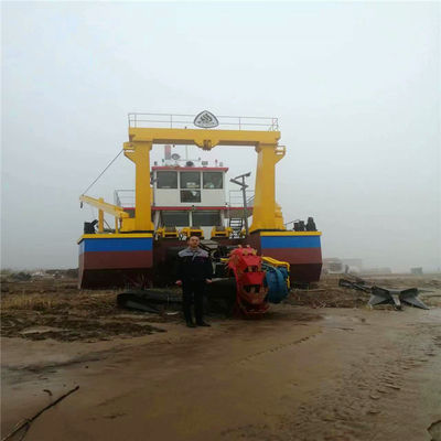 Dredger a ruota a secchio con flusso d'acqua da 800 m3 a 2000 m3 con trasporto di spud e elevata capacità