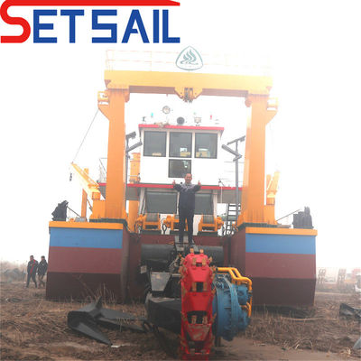 Dredging di sabbia fluviale e lacustre Dredger a ruota a secchio idraulico per la bonifica dei terreni