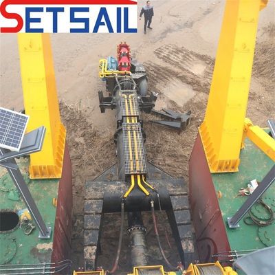 Dredging di sabbia fluviale e lacustre Dredger a ruota a secchio idraulico per la bonifica dei terreni