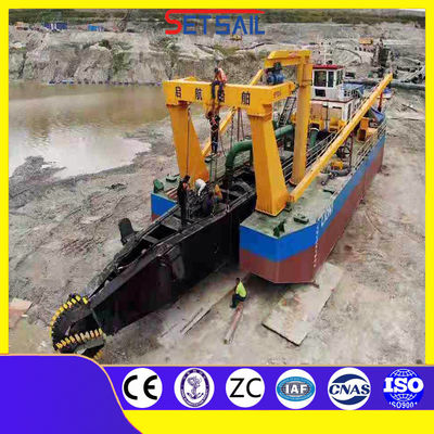 Mini River Jet Suction Sand Pump Ship Dredger con motore diesel da 110 kW a 2000 kW