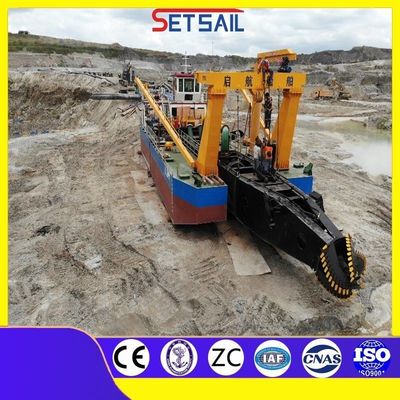 Mini River Jet Suction Sand Pump Ship Dredger con motore diesel da 110 kW a 2000 kW