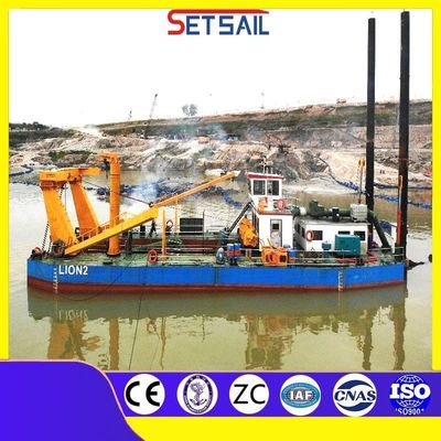 Mini River Jet Suction Sand Pump Ship Dredger con motore diesel da 110 kW a 2000 kW