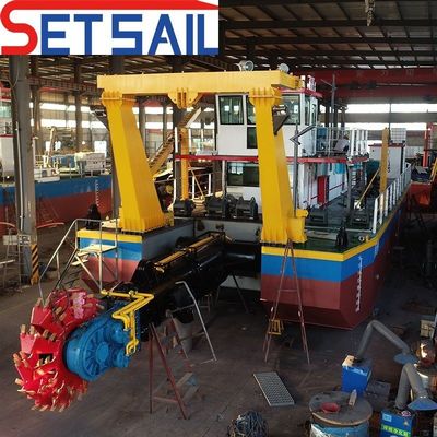 Dredger a aspirazione a ruota di secchio a controllo PLC Siemens Dredger a sabbia con prestazioni