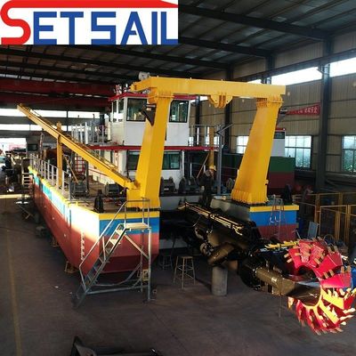 Dredger a aspirazione a ruota di secchio a controllo PLC Siemens Dredger a sabbia con prestazioni