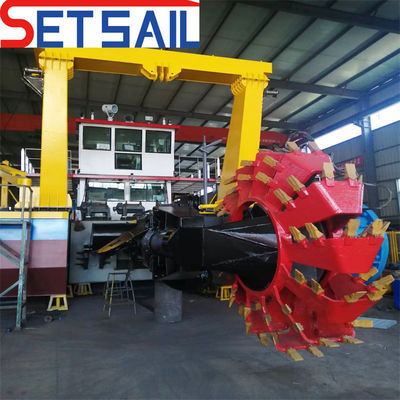 Dredger a aspirazione a ruota di secchio a controllo PLC Siemens Dredger a sabbia con prestazioni