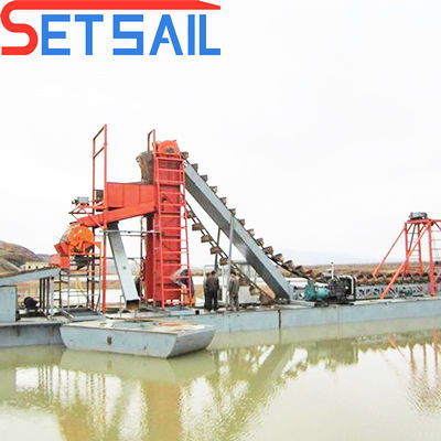 US 2000/Set 1 Set Min.Order Chain Bucket Mining Dredger per campioni di diamanti fluviali
