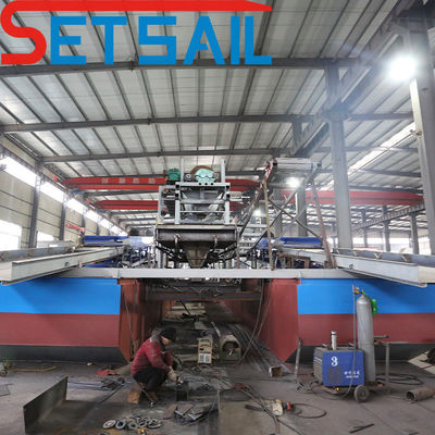 7.5kw-20kw Power Injection Pump Power Chain Bucket Mining Sand Gold Dredger per il Congo