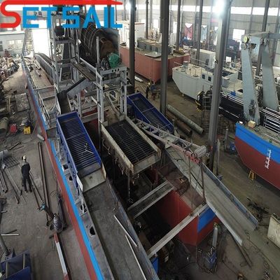 Dredger per l'estrazione di diamanti con capacità di 60-500 metri cubi