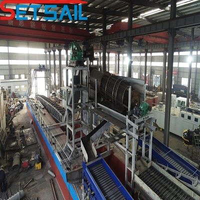 Dredger per l'estrazione di diamanti con capacità di 60-500 metri cubi