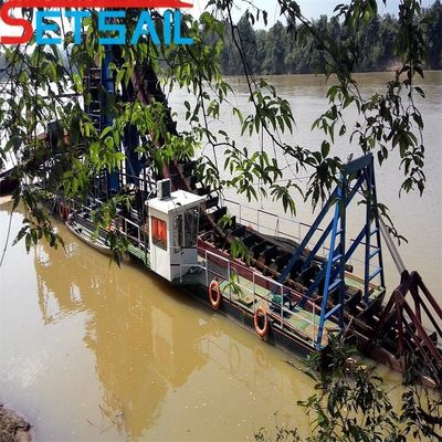 Chain Bucket Lake Sand Gold and Diamond Mining Dredger con capacità di 0,035m3-1,2m3