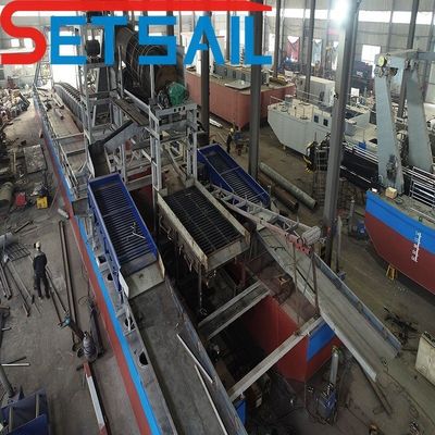 River Gold Mining Dredger con Cumins 75kw-500kw Generator Sets e Design personalizzato