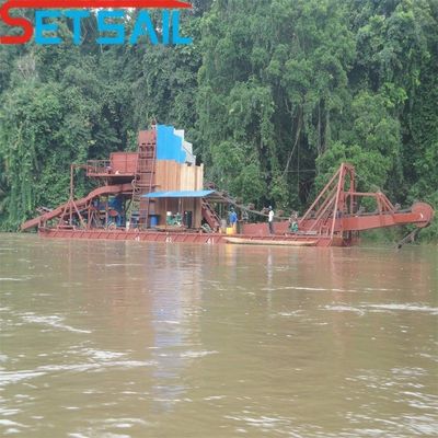Dredger per l'estrazione di oro e diamanti con caratteristiche personalizzate