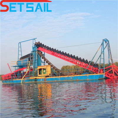 Dredger per l'estrazione di oro e diamanti con caratteristiche personalizzate