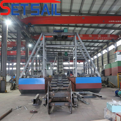 Bucket Chain Lake Dredger per l'estrazione di minerali profondità di dragaggio 2-30m Spedizione rapida ed economica