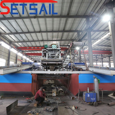 Bucket Chain Lake Dredger per l'estrazione di minerali profondità di dragaggio 2-30m Spedizione rapida ed economica