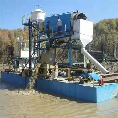 Vibrazione Chut Chain Bucket River Mining Dredger per il gold Dredging Depth 2-30m