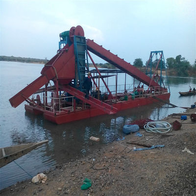 Vibrazione Chut Chain Bucket River Mining Dredger per il gold Dredging Depth 2-30m