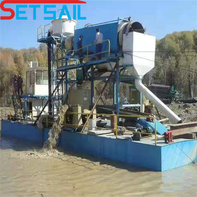 Set Sail 100m3/ora Bucket Chain Gold Dredger per la selezione e panning oro a prezzi accessibili