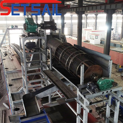 Dredger per l'oro a catena a secco da 250 m3/ora con apparecchiatura di migrazione da 4 kW*3-15 kW*3