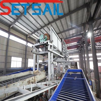 Dredger per l'estrazione dell'oro a catena a secco con 60000.000 kg di peso lordo e consumo