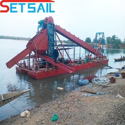 Dredger di sabbia a secco a catena con consumo totale di carburante 14L-39L e competitivo