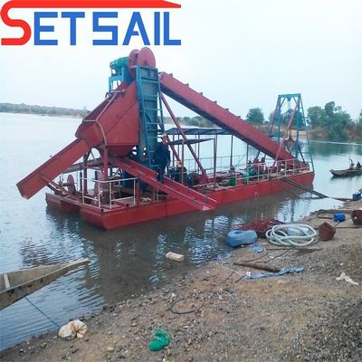 Dredger di sabbia e fango a catena ad alta profondità di dragaggio personalizzato con rimborsi