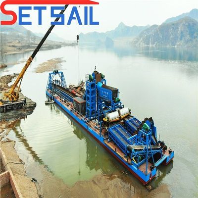 Dredger di sabbia e fango a catena ad alta profondità di dragaggio personalizzato con rimborsi