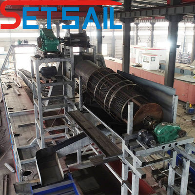 Nave da dragaglio a catena, secca, oro, diamanti, per progetti di estrazione mineraria fluviale
