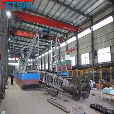 150 metri cubi all'ora Dredger per l'estrazione dell'oro a catena di secchio per la produzione di oro in volume