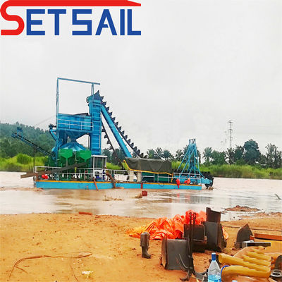 US Currency Chain Bucket Diamond Dredger per riserva di oro e rimborsi di 30 giorni