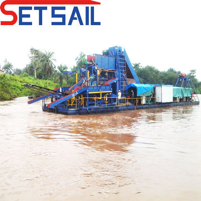 US Currency Chain Bucket Diamond Dredger per riserva di oro e rimborsi di 30 giorni