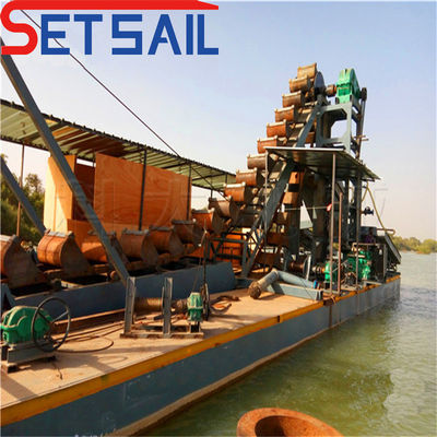 US Currency Chain Bucket Diamond Dredger per riserva di oro e rimborsi di 30 giorni