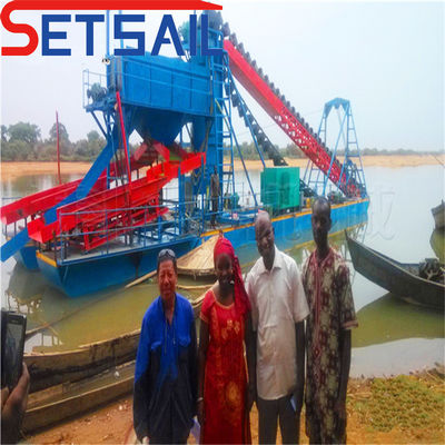 US Currency Chain Bucket Diamond Dredger per riserva di oro e rimborsi di 30 giorni